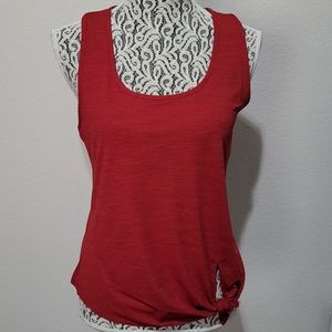 Zyia Red Knot Just A Cute Tee